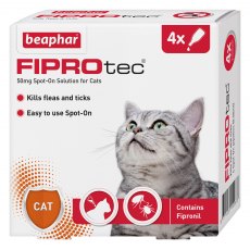 BEAPHAR FIPROtec® Spot-On for Cats   x4 BEAPHAR FIPROtec® Spot-On for Cats   x4