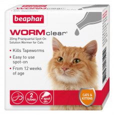 BEAPHAR WORMclear® Spot-On for Cats   x2 BEAPHAR WORMclear® Spot-On for Cats   x2
