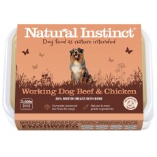 NATURAL INSTINCTS WORKING DOG Beef & Chicken   500g twin NATURAL INSTINCTS WORKING DOG Beef & Chicken   500g twin