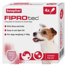 BEAPHAR FIPROtec® Spot-On for Small Dogs   x4 BEAPHAR FIPROtec® Spot-On for Small Dogs   x4