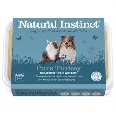 NATURAL INSTINCTS PURE Turkey   500g Twin NATURAL INSTINCTS PURE Turkey   500g Twin