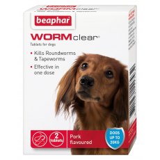 BEAPHAR WORMclear® Tablets for Dogs   x2 BEAPHAR WORMclear® Tablets for Dogs   x2