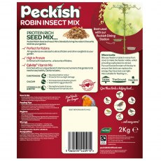 PECKISH Robin Bird Food 2kg PECKISH Robin Bird Food 2kg