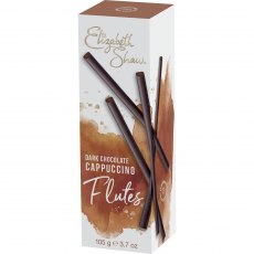 Elizabeth Shaw Dark Chocolate Cappuccino Flutes 105g Elizabeth Shaw Dark Chocolate Cappuccino Flutes 105g