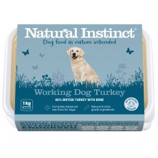 NATURAL INSTINCTS WORKING DOG Turkey   1kg NATURAL INSTINCTS WORKING DOG Turkey   1kg