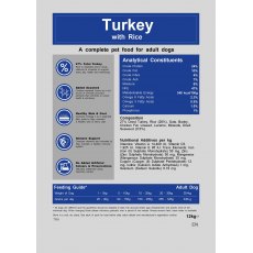 Willowbrook Pets SUPER PREMIUM Adult Dog Food - Turkey & Rice   12kg Willowbrook Pets SUPER PREMIUM Adult Dog Food - Turkey & Rice   12kg