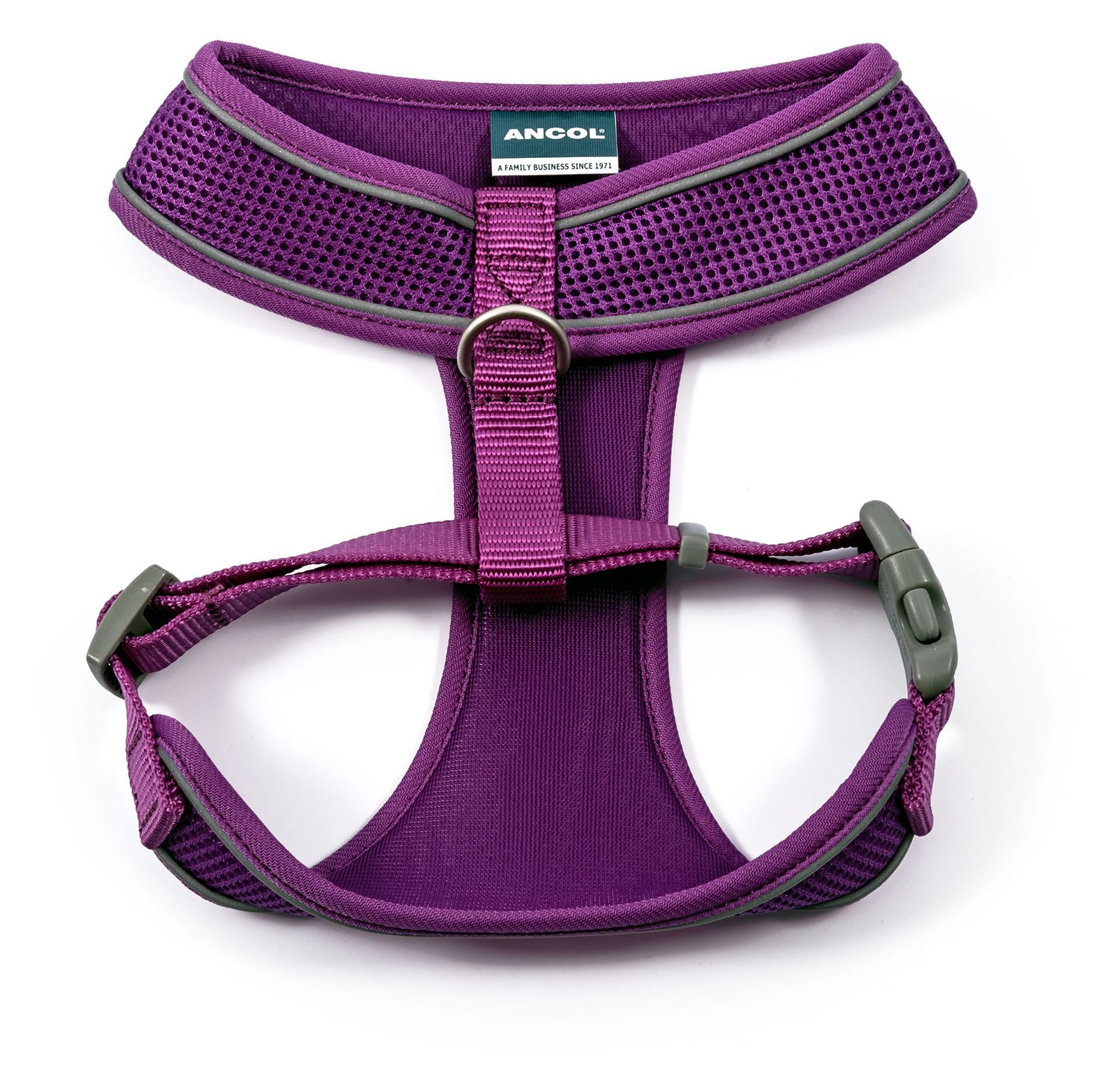 Ancol ANCOL Viva Mesh Dog Harness Purple M 4457cm Willowbrook