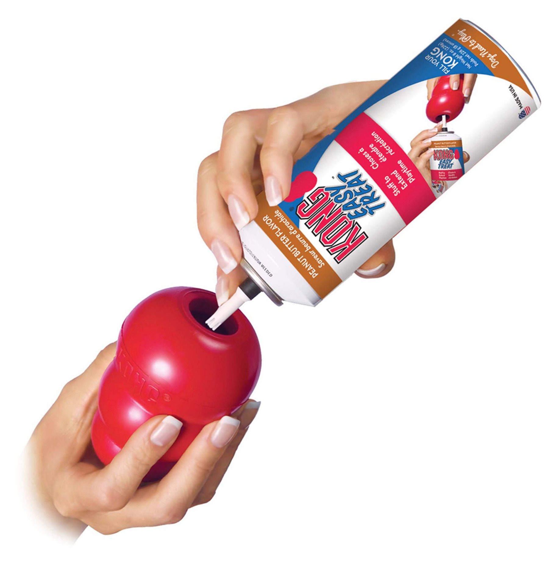 Kong KONG Easy Treat Peanut Butter 8oz Willowbrook Nursery and Garden