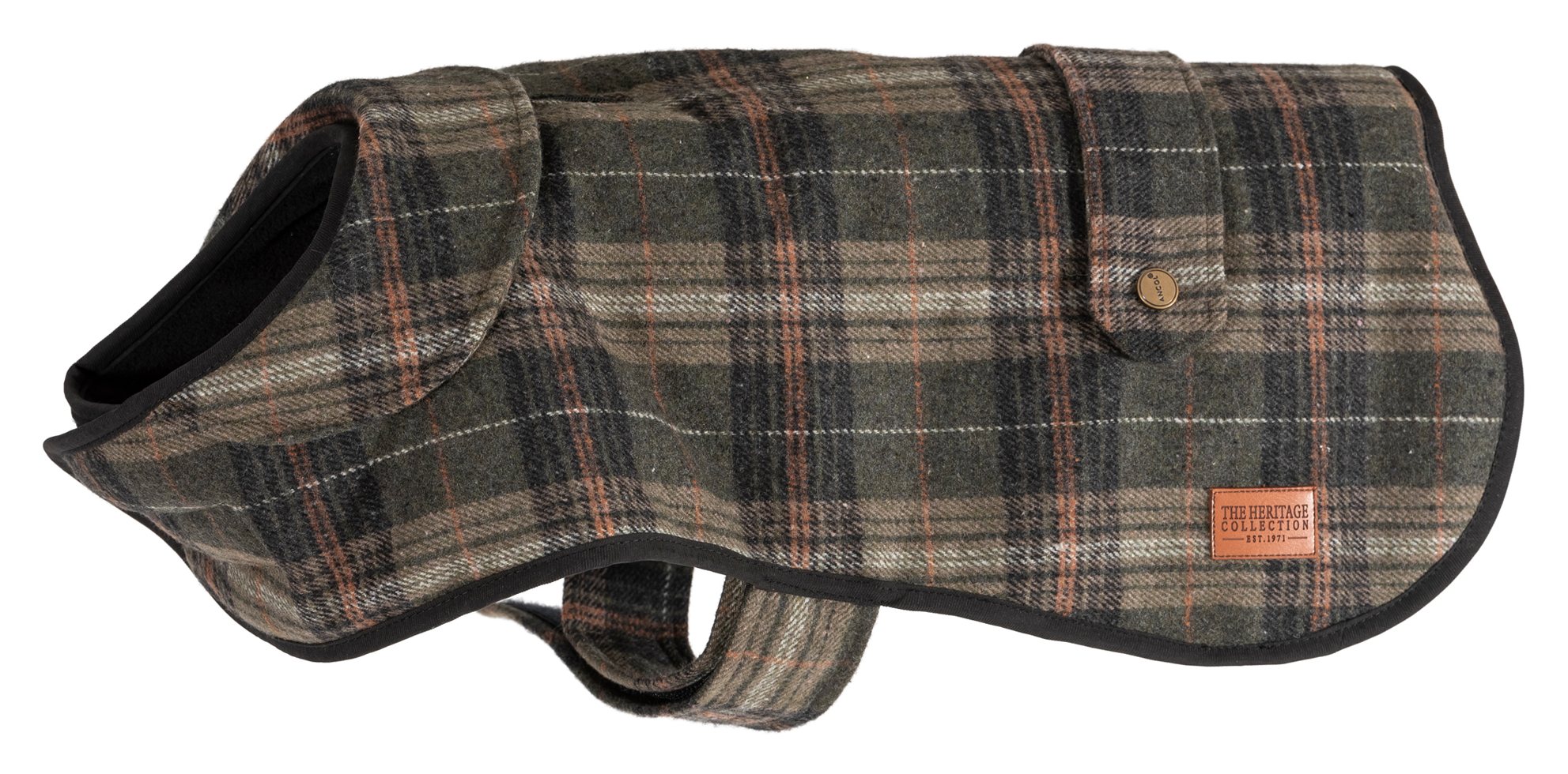 Ancol ANCOL Heritage Green Check Coat 50cm Willowbrook Nursery and