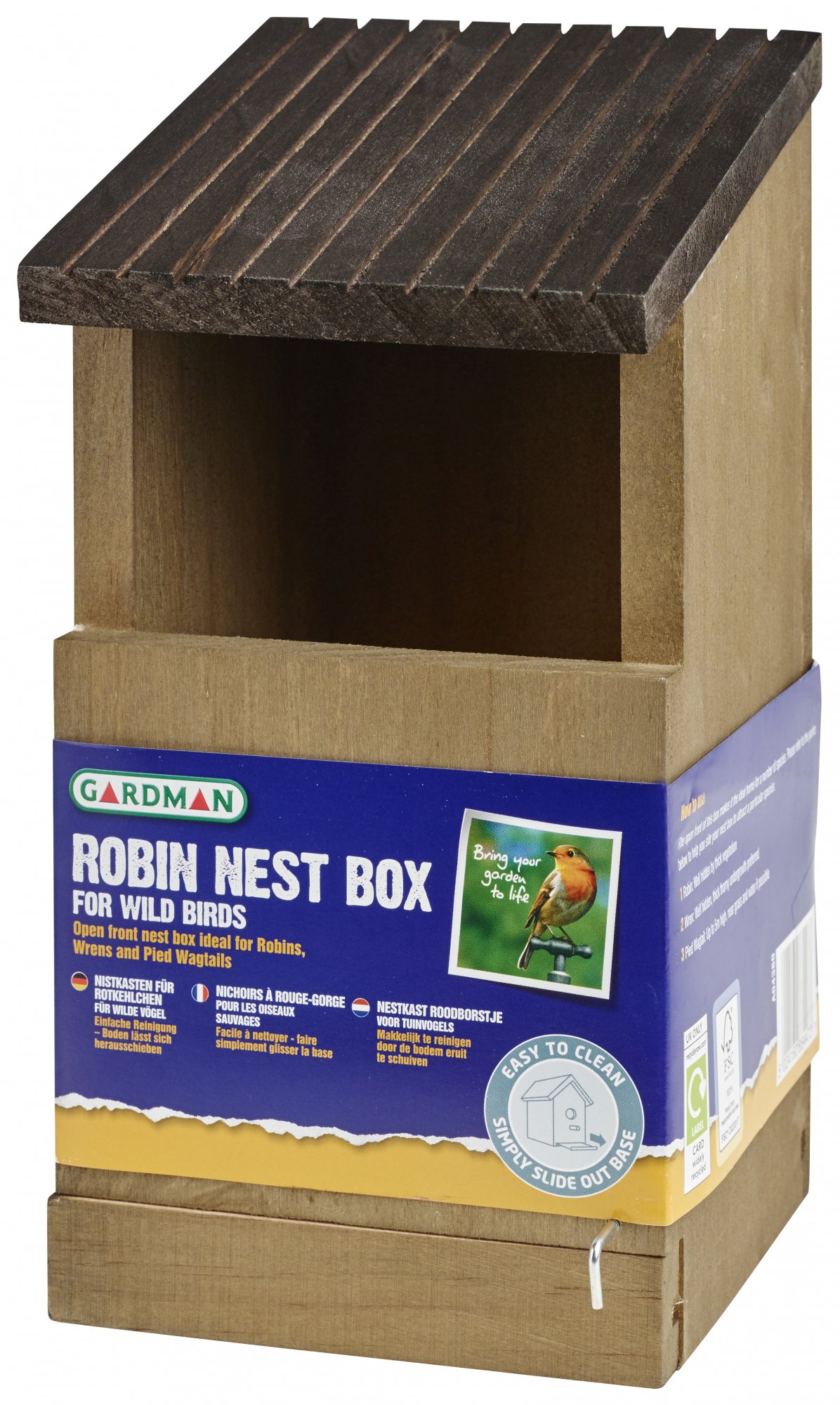 Gardman GARDMAN Robin Nest Box Willowbrook Nursery and Garden Centre