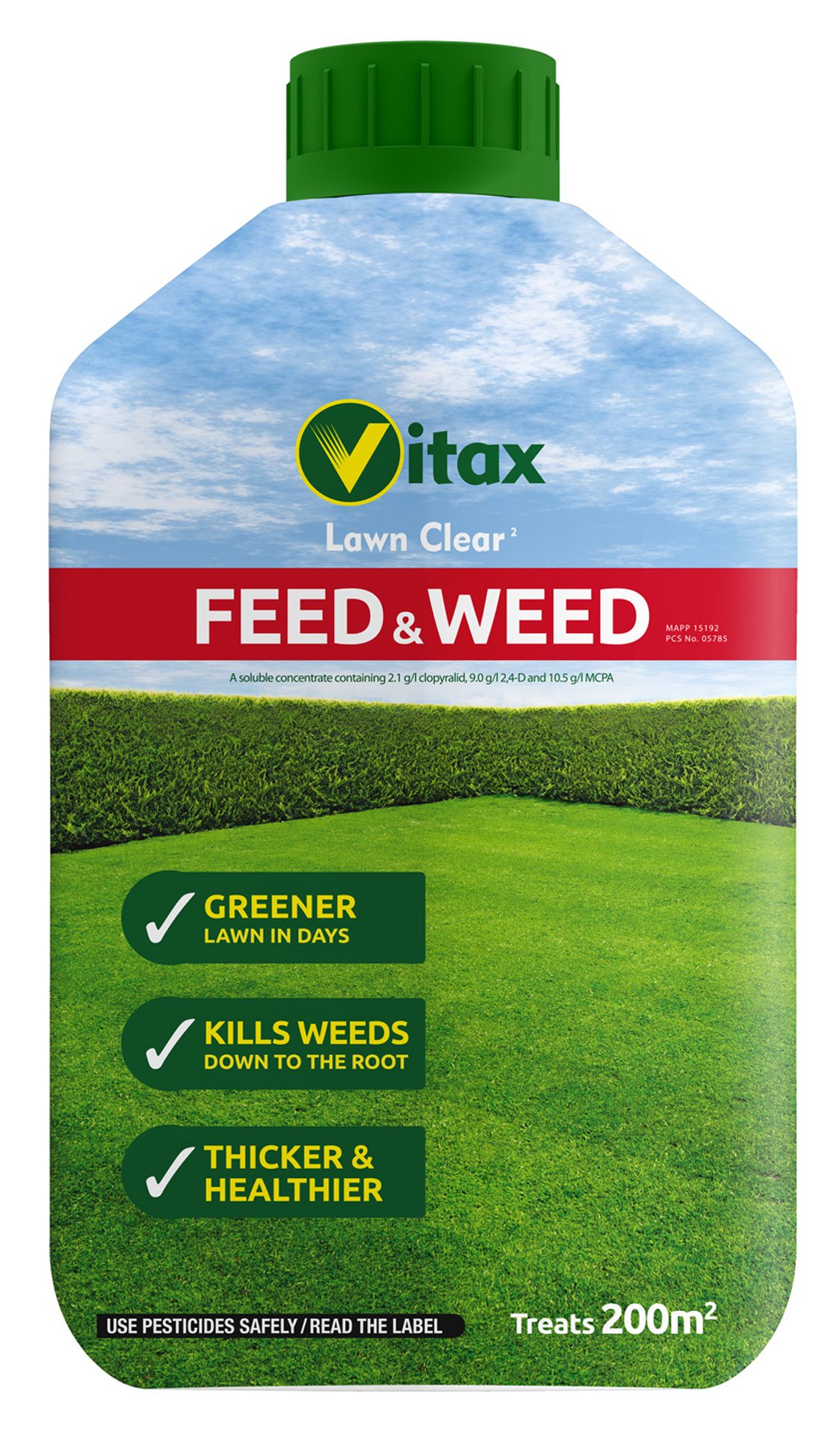 Vitax VITAX Green Up Lawn Care Feed & Weed 200 sq.m. Willowbrook