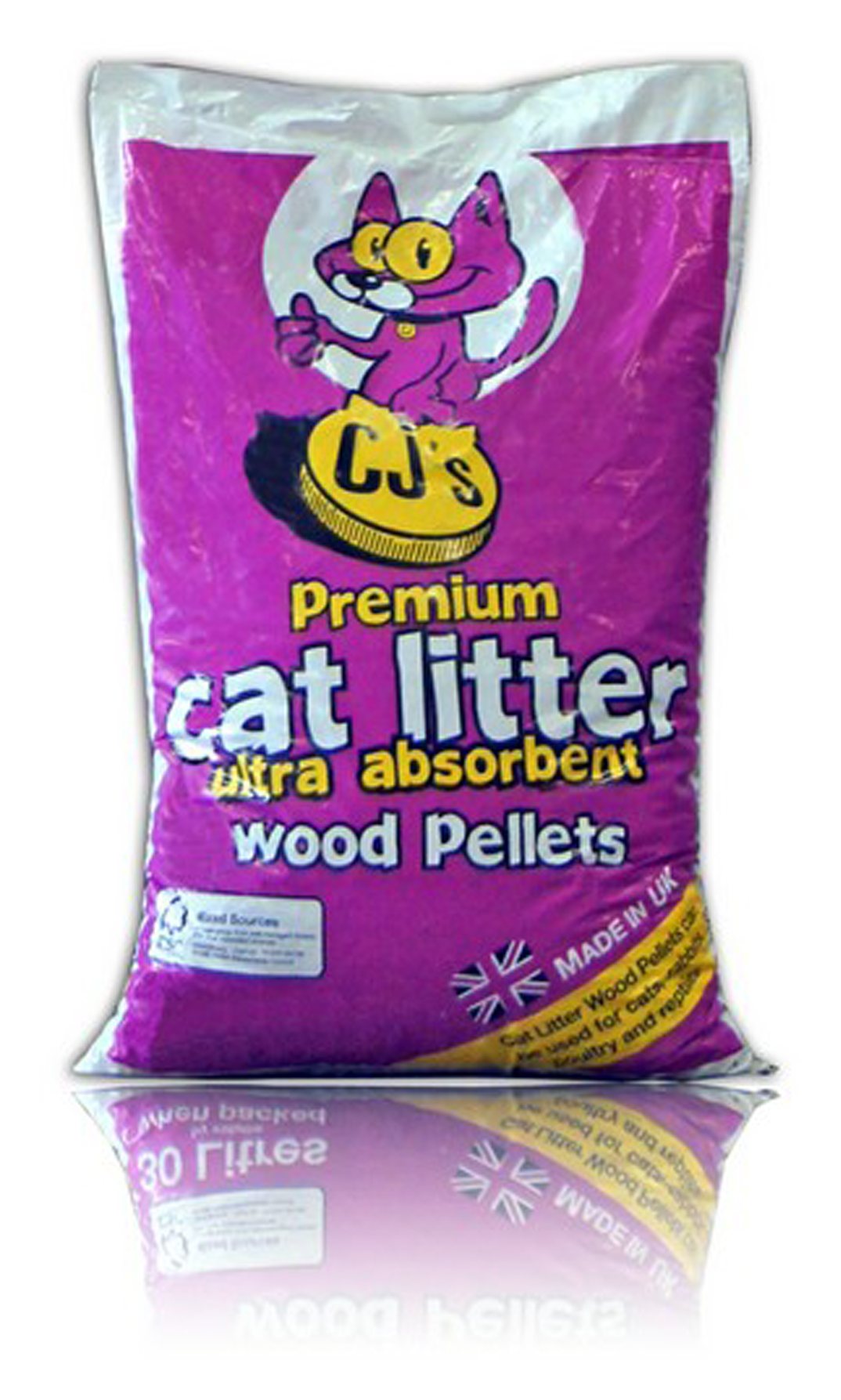 CJ's Wood Cat Litter 5L Willowbrook Nursery and Garden Centre