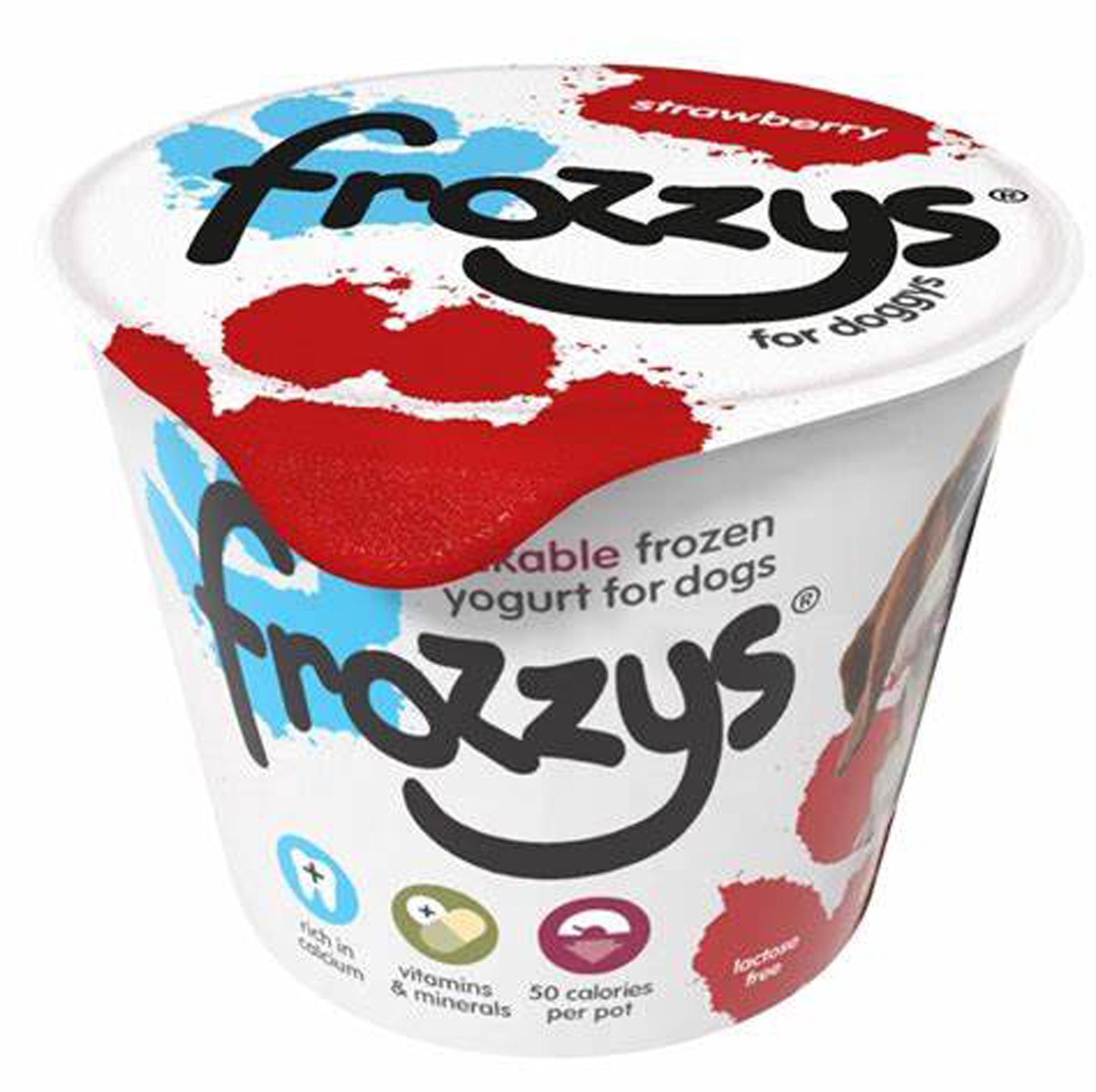 Frozzys FROZZYS Strawberry Frozen Yogurt For Dogs 85ml Willowbrook