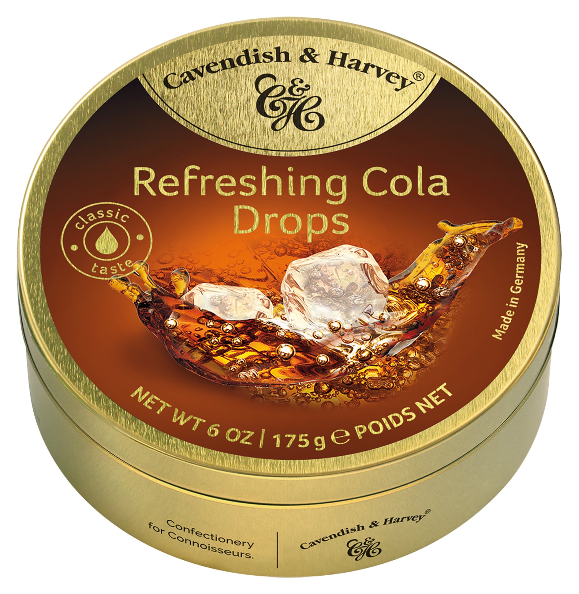 Cavendish & Harvey Travel Tin Cola Drops 175g - Willowbrook Nursery and ...