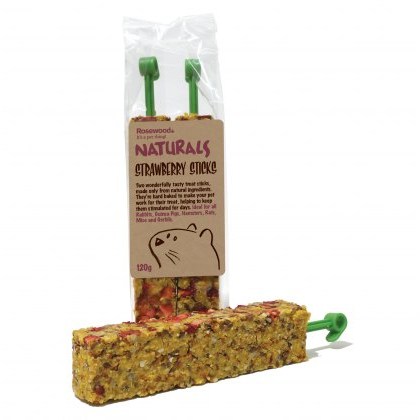 NATURALS Strawberry Sticks 140G NATURALS Strawberry Sticks 140G