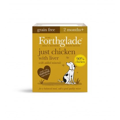 FORTHGLADE Just Grain Free Chicken With Liver 395g FORTHGLADE Just Grain Free Chicken With Liver 395g