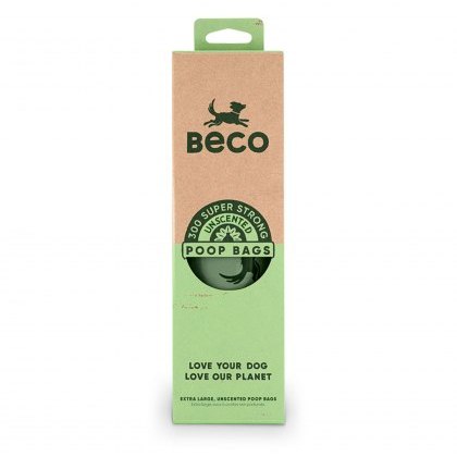 BECO Degradable Poop Bags 300 Bear Sized - Green BECO Degradable Poop Bags 300 Bear Sized - Green