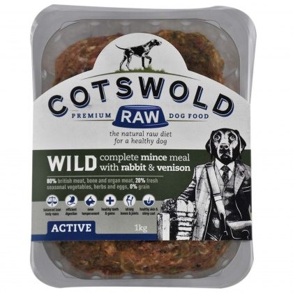 COTSWOLD Wild - Rabbit and Venison Mince - 80/20 Active COTSWOLD Wild - Rabbit and Venison Mince - 80/20 Active