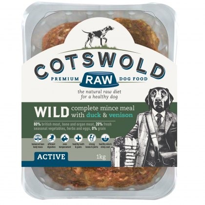 COTSWOLD Wild - Duck and Venison Mince - 80/20 Active COTSWOLD Wild - Duck and Venison Mince - 80/20 Active