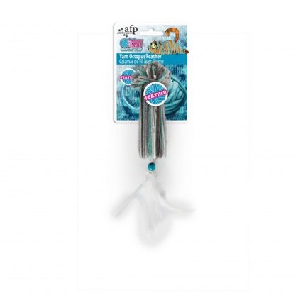 All For Paws Knotty Habit Yarn Squid Feather