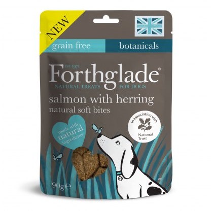 FORTHGLADE Soft Bite Grain Free Salmon and Herring Treats 90g FORTHGLADE Soft Bite Grain Free Salmon and Herring Treats 90g