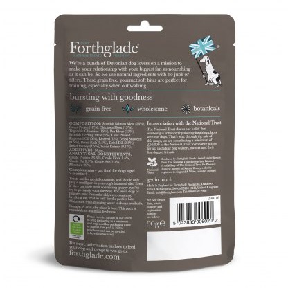 FORTHGLADE Soft Bite Grain Free Salmon and Herring Treats 90g FORTHGLADE Soft Bite Grain Free Salmon and Herring Treats 90g