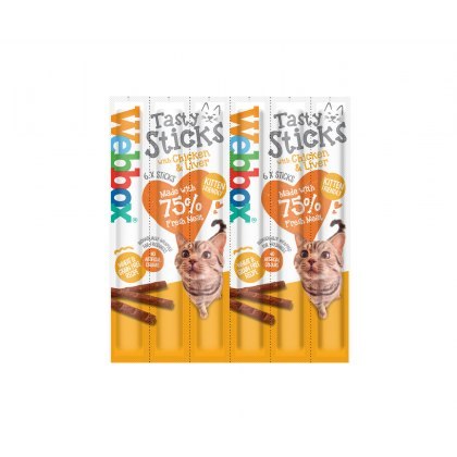 WEBBO Tasty Sticks with Chicken & Liver WEBBO Tasty Sticks with Chicken & Liver
