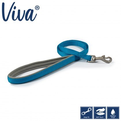 ANCOL Viva Padded Lead Blue 1mx12mm ANCOL Viva Padded Lead Blue 1mx12mm