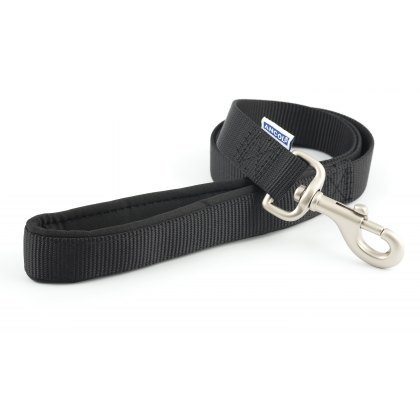 ANCOL Viva Padded Lead Black 1mx25mm
