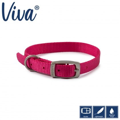 ANCOL Viva Collar Pink 20-26cm Size 1 ANCOL Viva Collar Pink 20-26cm Size 1