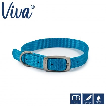 ANCOL Viva Collar Blue 20-26cm Size 1 ANCOL Viva Collar Blue 20-26cm Size 1