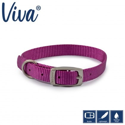 ANCOL Viva Collar Purple 20-26cm Size 1 ANCOL Viva Collar Purple 20-26cm Size 1