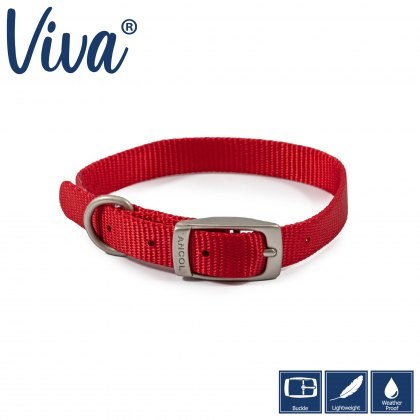 ANCOL Viva Collar Red 26-31cm Size 2 ANCOL Viva Collar Red 26-31cm Size 2