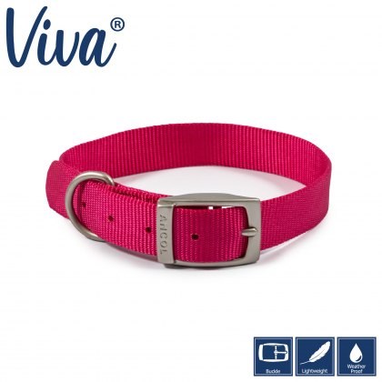 ANCOL Viva Collar Pink 35-43cm Size 4 ANCOL Viva Collar Pink 35-43cm Size 4