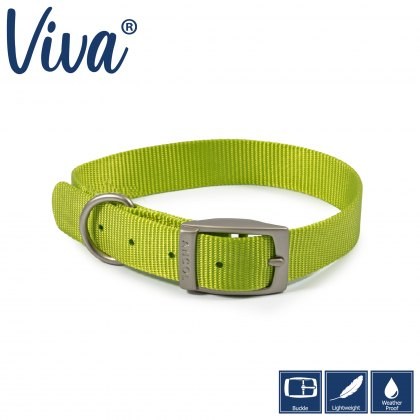 ANCOL Viva Collar Lime 39-48cm Size 5 ANCOL Viva Collar Lime 39-48cm Size 5