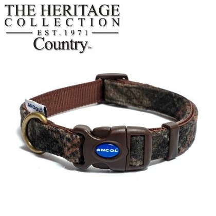 ANCOL Heritage Check Collar S 20-30cm
