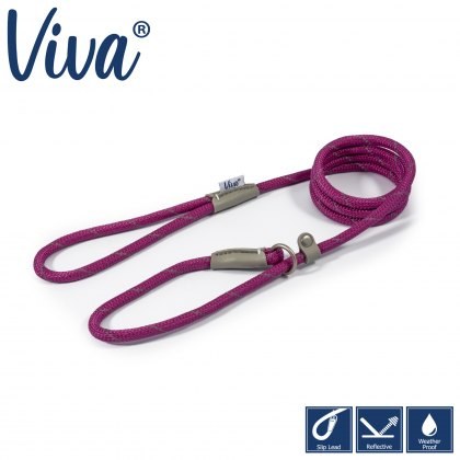ANCOL Viva Rope Slip Reflective Purple 1.5mx8mm ANCOL Viva Rope Slip Reflective Purple 1.5mx8mm