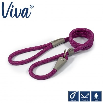 ANCOL Viva Rope Slip Reflective Purple 1.2mx12mm ANCOL Viva Rope Slip Reflective Purple 1.2mx12mm