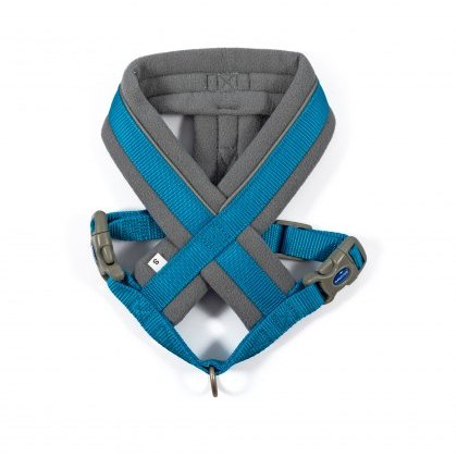 ANCOL Viva Padded Harness Blue S 36-42cm