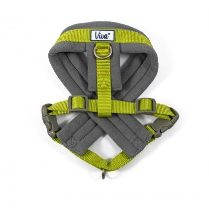 ANCOL Viva Padded Harness Lime S 36-42cm