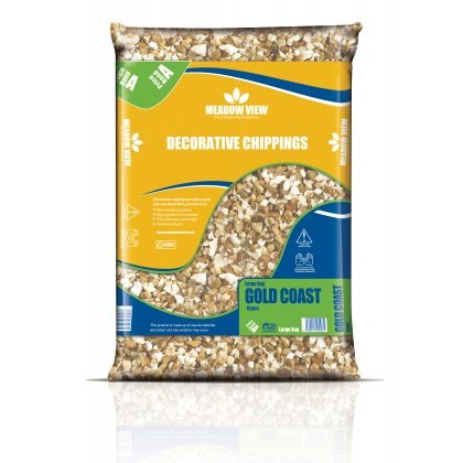DECORATIVE CHIPPINGS Goldcoast 10mm - Large Bag DECORATIVE CHIPPINGS Goldcoast 10mm - Large Bag