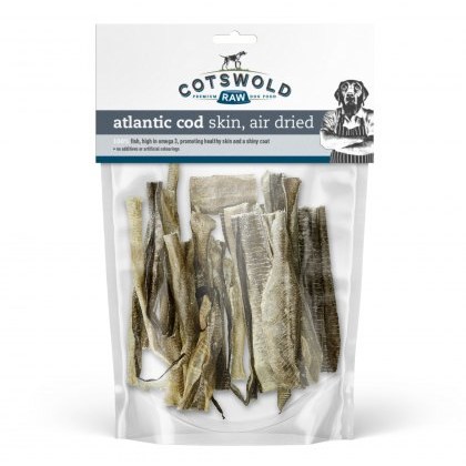 COTSWOLD Natural Dried Treat Atlantic Cod Skin 150g COTSWOLD Natural Dried Treat Atlantic Cod Skin 150g
