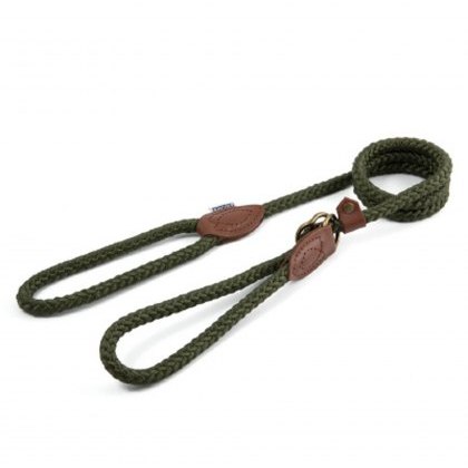 ANCOL Heritage Rope Slip & Control Lead Green1.5mx12mm ANCOL Heritage Rope Slip & Control Lead Green1.5mx12mm