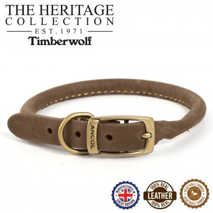 ANCOL Timberwolf Round Collar Sable 39-48cm Size 5