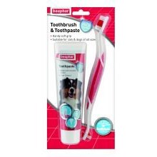 BEAPHAR Toothbrush and Toothpaste 100g BEAPHAR Toothbrush and Toothpaste 100g