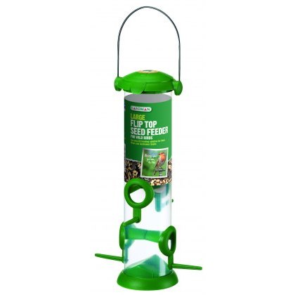 GARDMAN Flip Top Large Seed Feeder GARDMAN Flip Top Large Seed Feeder