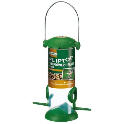 GARDMAN Flip Top Sunflower Hearts Feeder GARDMAN Flip Top Sunflower Hearts Feeder