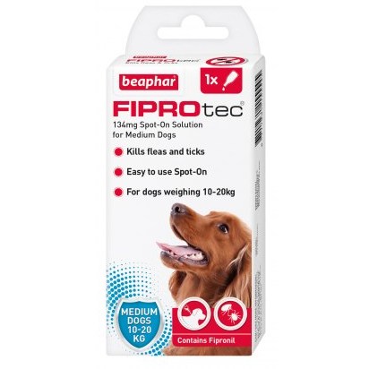 BEAPHAR FIPROtec® Spot-On for Medium Dogs x1