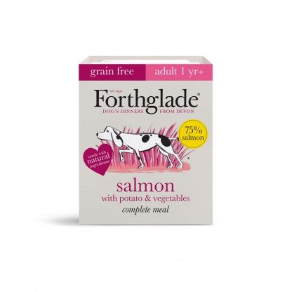 FORTHGLADE Complete Grain Free Adult Salmon & Veg 395g FORTHGLADE Complete Grain Free Adult Salmon & Veg 395g