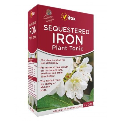 VITAX Sequestered Iron Plant Tonic 4 x 20g VITAX Sequestered Iron Plant Tonic 4 x 20g